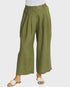 PANT AMAL PALAZZO - KHAKI