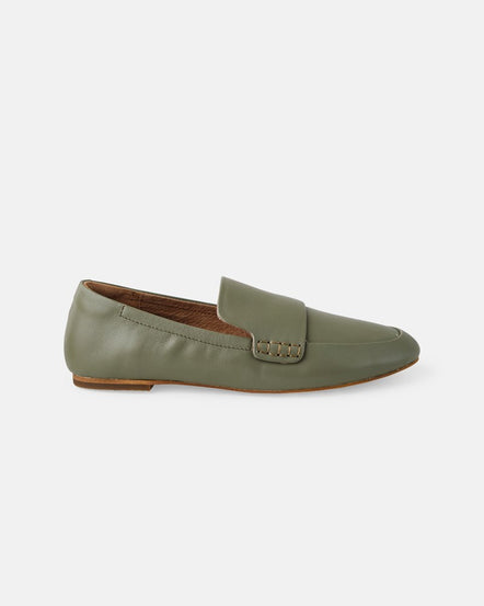 LOAFER DUTCH LEATHER - OLIVE