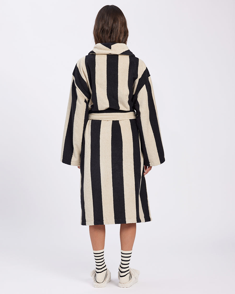 ROBE - VANILLA BEAN STRIPES