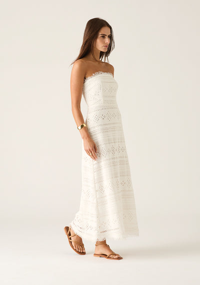 DRESS DANIELA TEXTURED MIDI DRESS