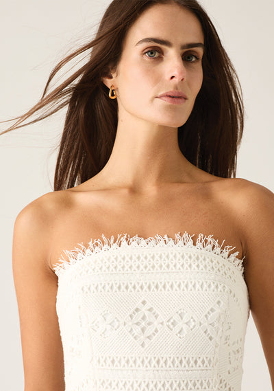 DRESS DANIELA TEXTURED MIDI DRESS