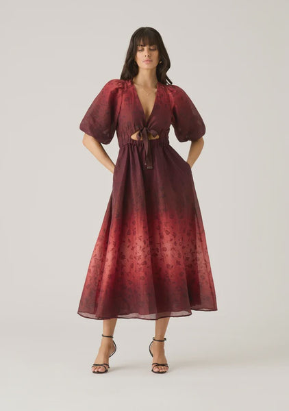 DRESS FRANKIE MIDI - FRANKIE PRINT CC's Trendz DRESS FRANKIE MIDI - FRANKIE PRINT CC's Trendz