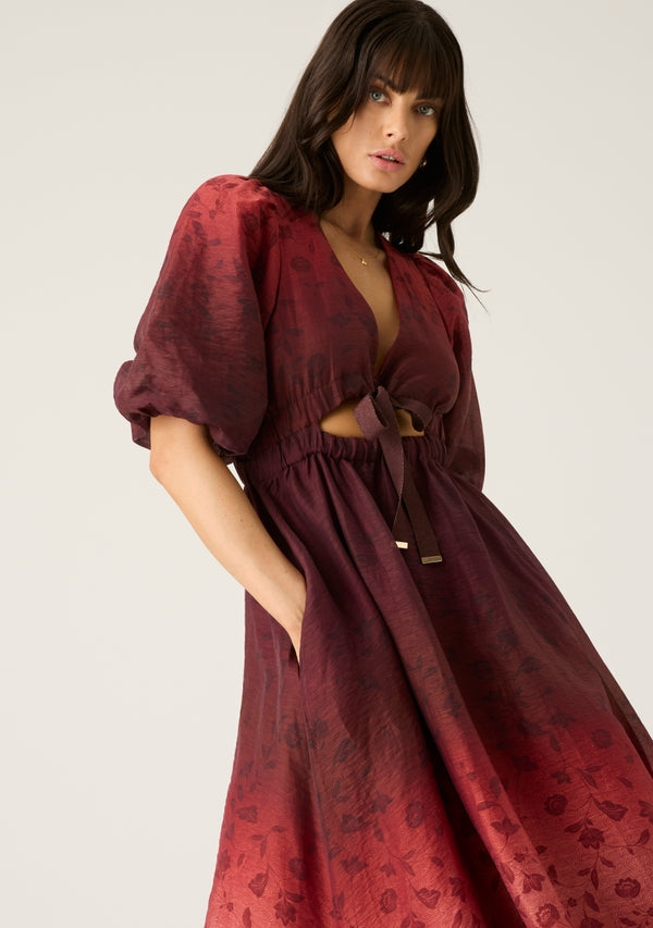 DRESS FRANKIE MIDI - FRANKIE PRINT CC's Trendz DRESS FRANKIE MIDI - FRANKIE PRINT CC's Trendz