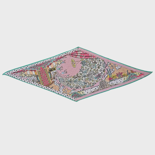 SCARF DIAMOND - SPRING PATTERN