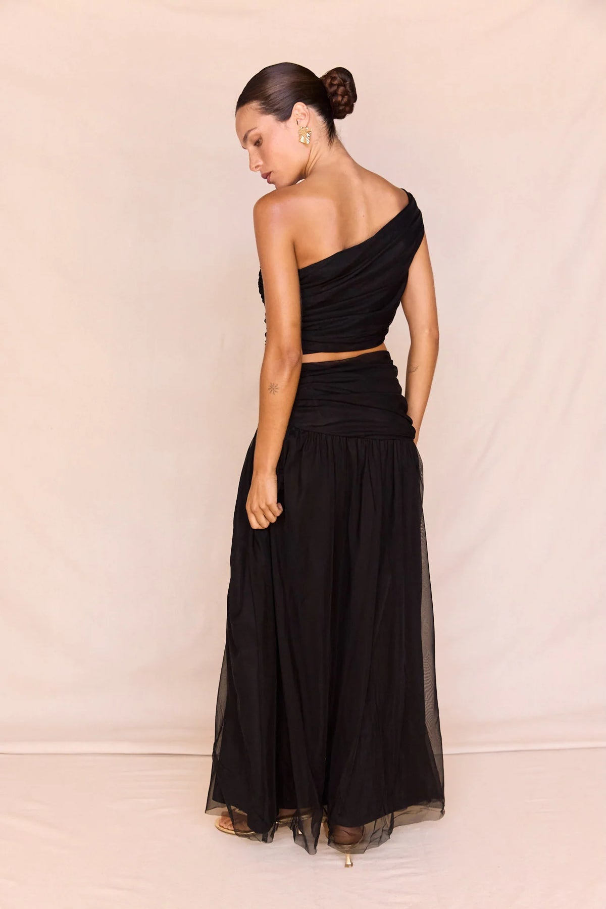 SKIRT CLEA TULLE - BLACK