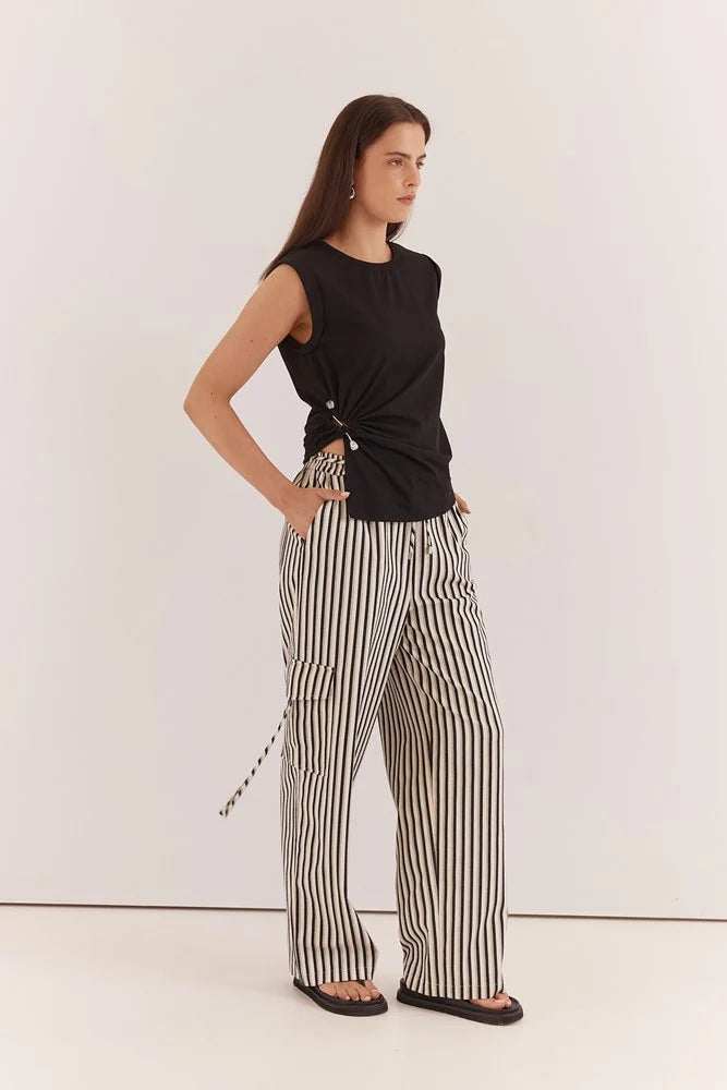 PANT MAY TIE WAIST CARGO