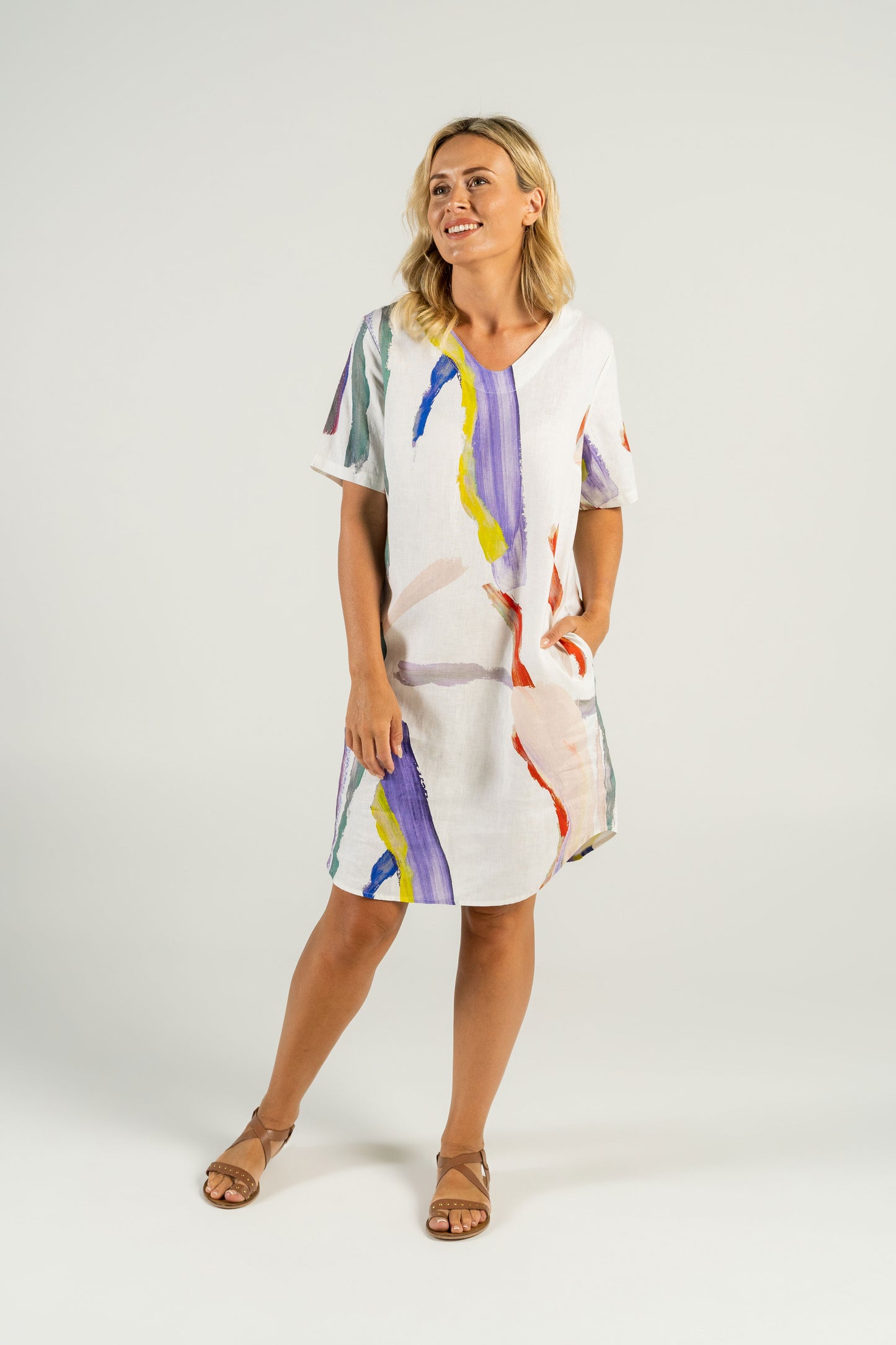 DRESS LINEN SOFT V