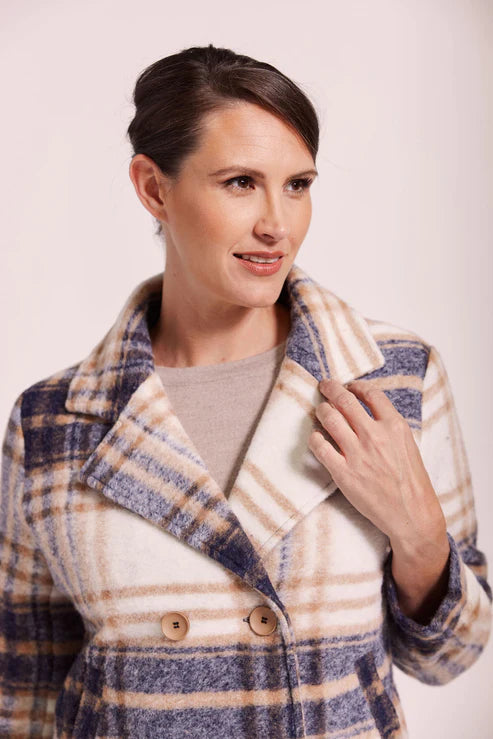 JACKET BRUSHED WOOL BLEND
