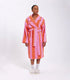 ROBE - SHERBET STRIPES