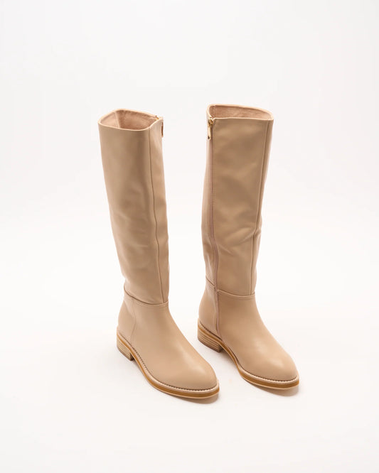 BOOT TESSA LEATHER - FAWN