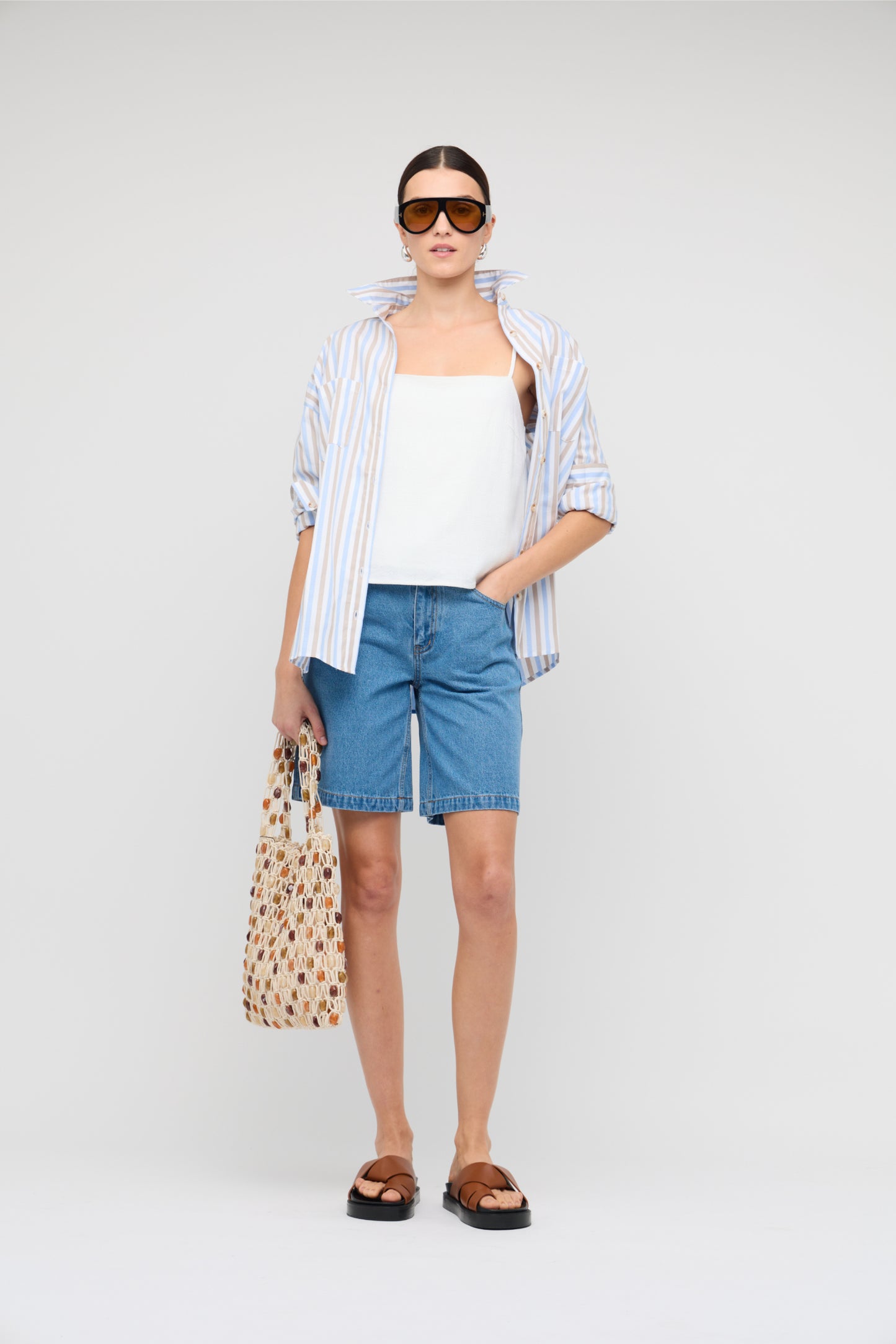 SHORTS CASSIA MID RISE JORTS - last pair, size S!