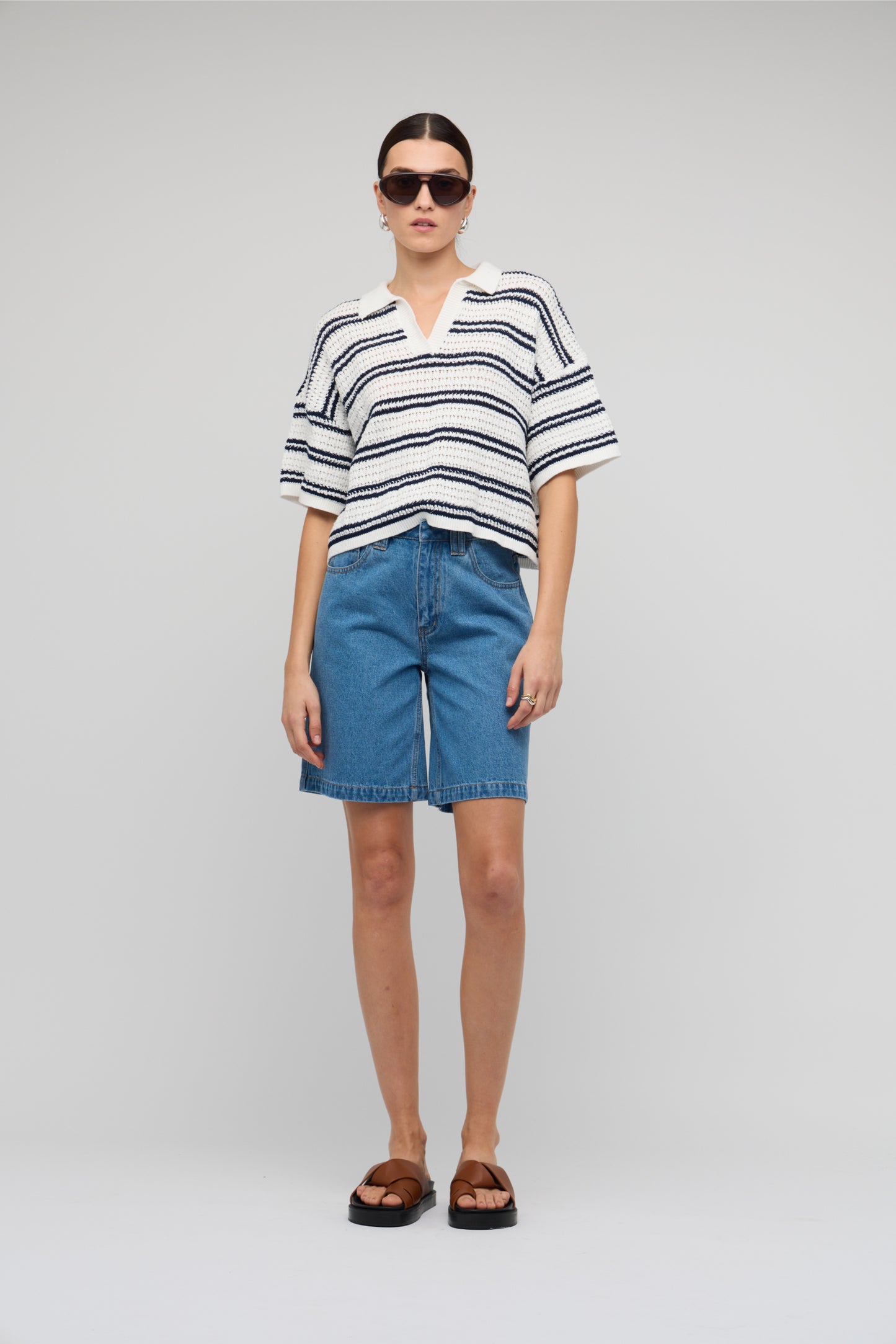 SHORTS CASSIA MID RISE JORTS - last pair, size S!