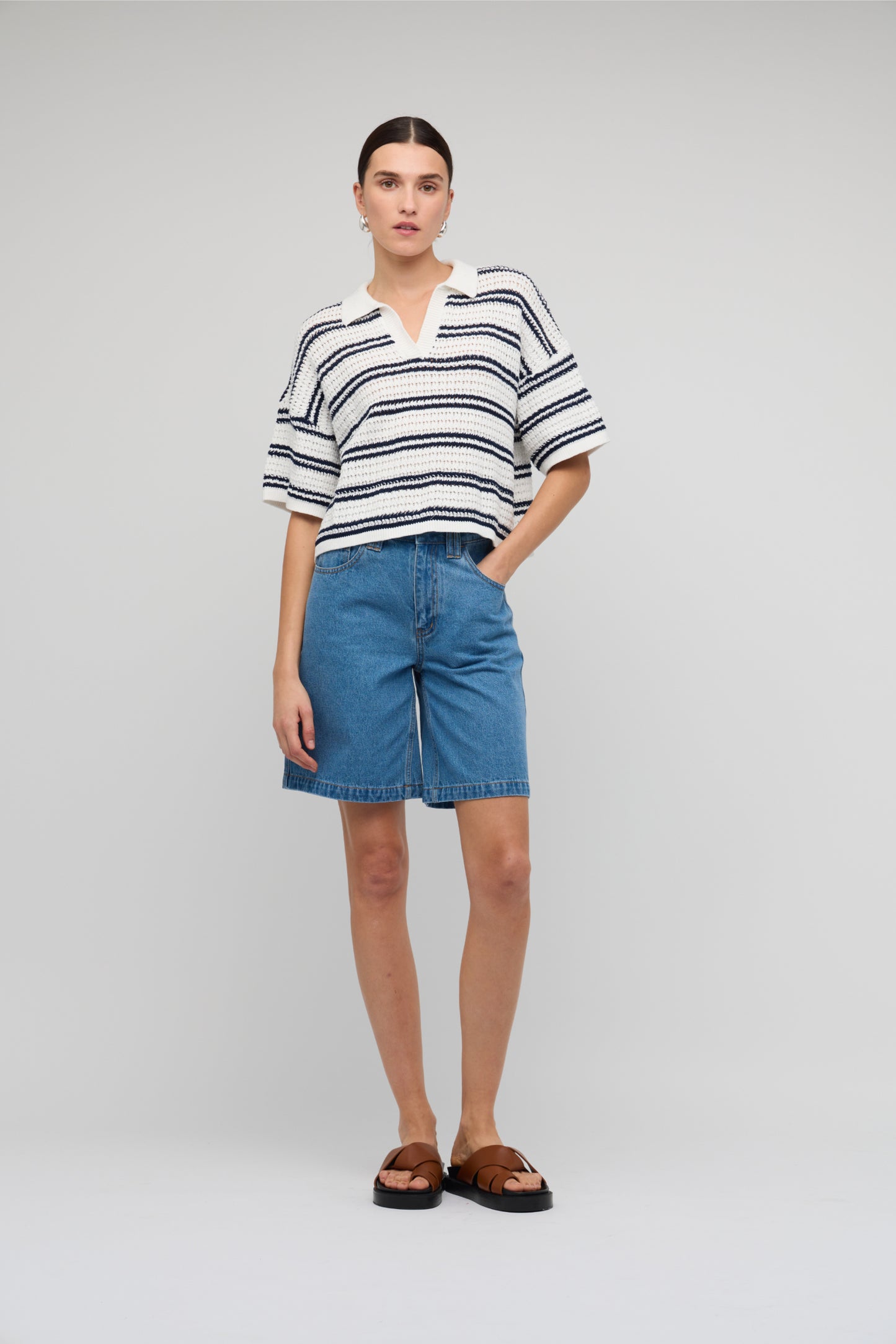 SHORTS CASSIA MID RISE JORTS - last pair, size S!