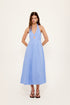 DRESS AZZURA LINEN HALTER