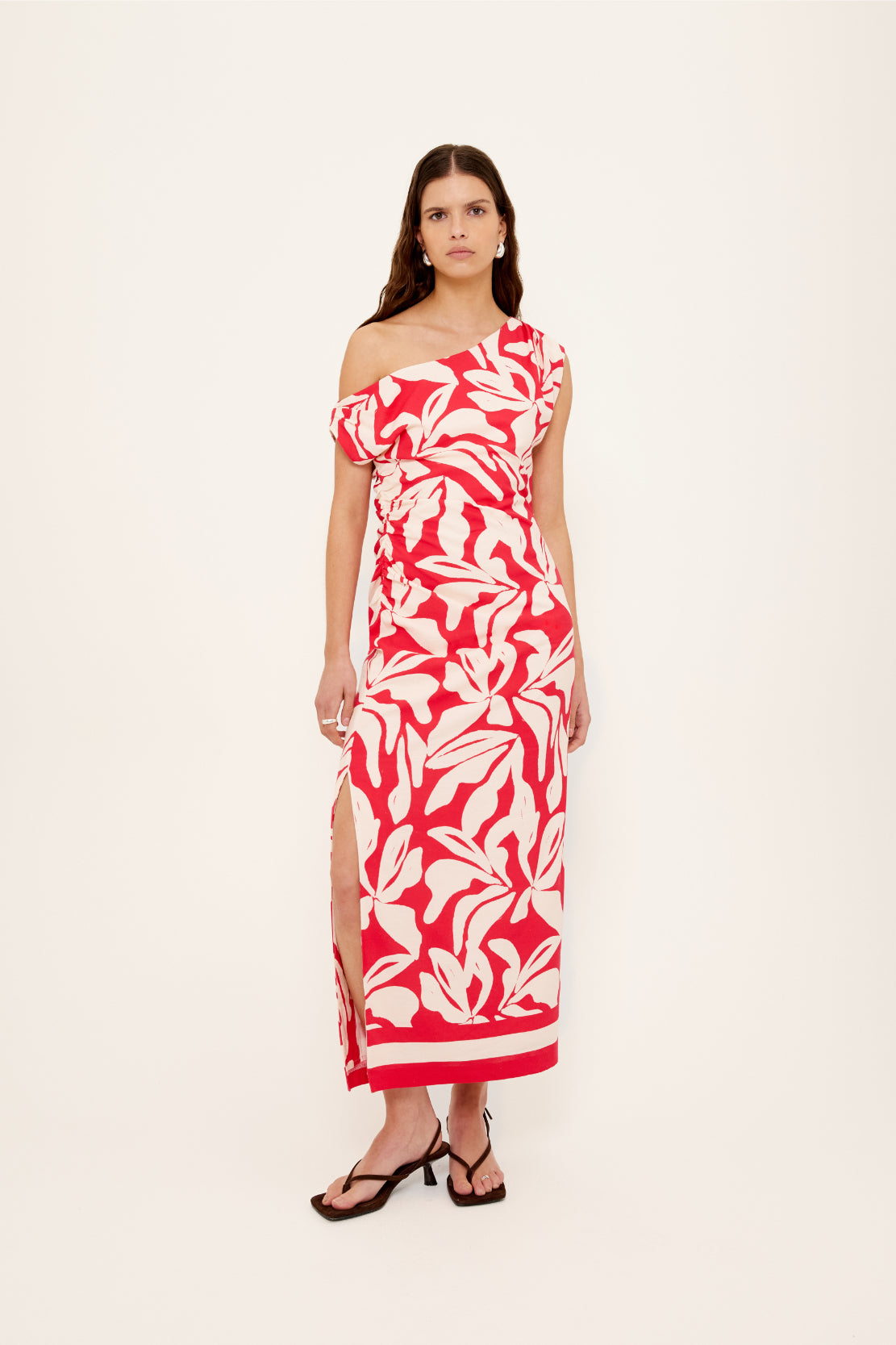 DRESS SERATA ASYM MIDI - last one, size S!