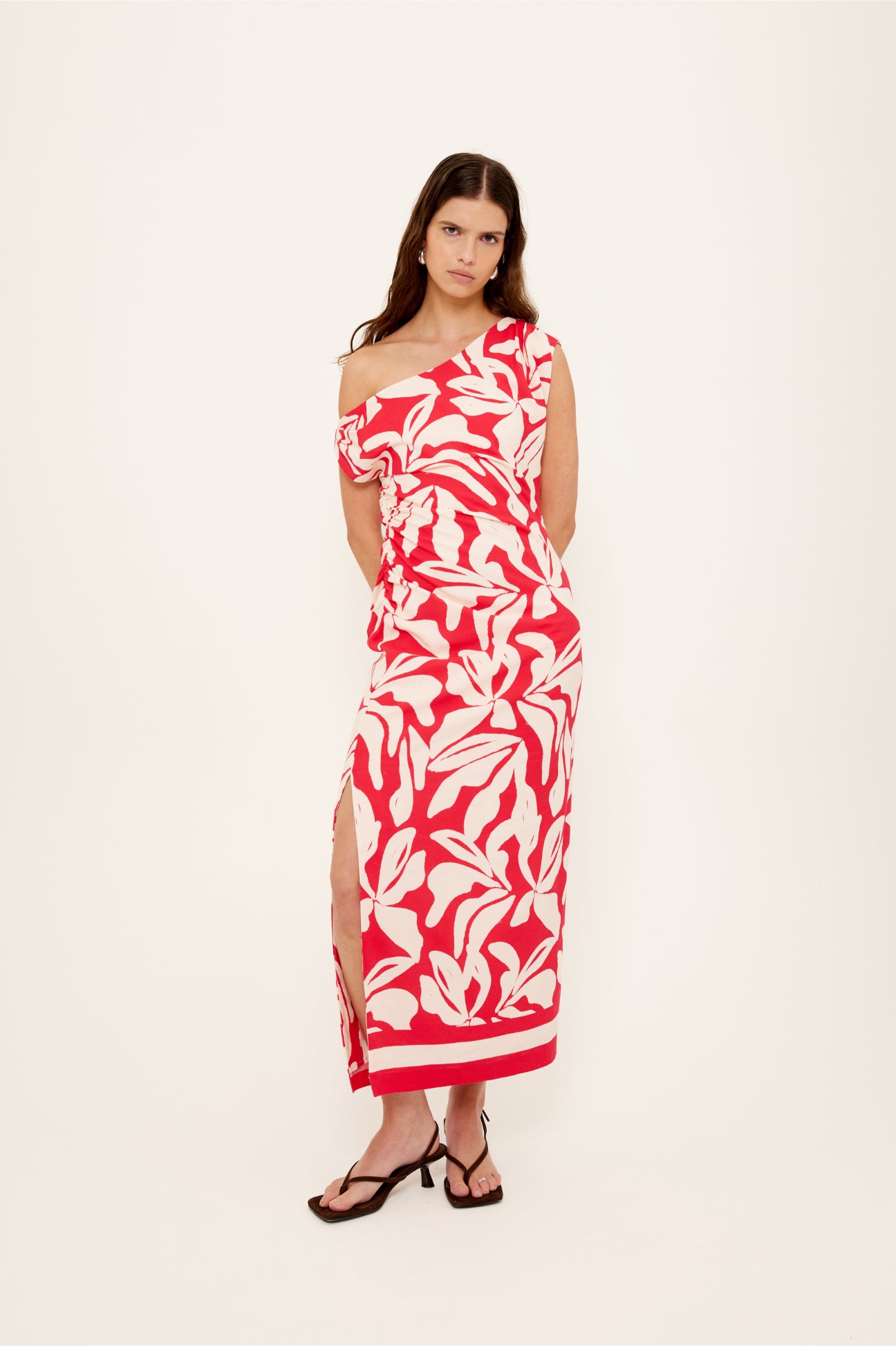 DRESS SERATA ASYM MIDI - last one, size S!