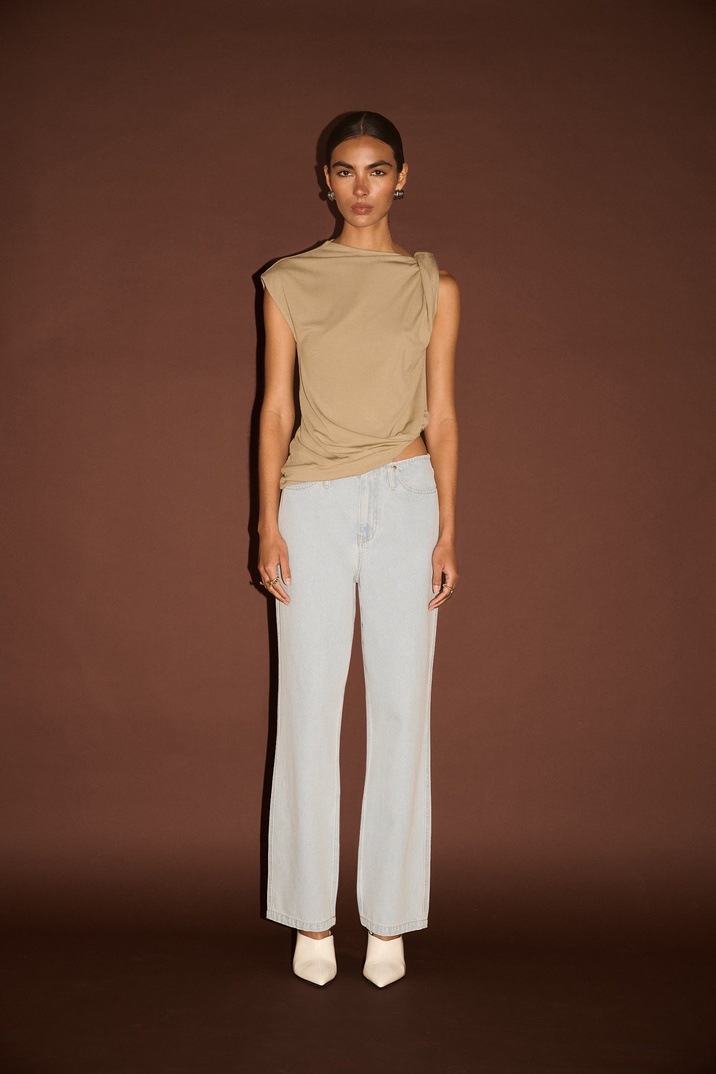 JEANS ANOUK MID RISE - LIGHT WASH