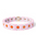 BRACELET - DAISY CHAIN - PINK/WHITE/ORANGE