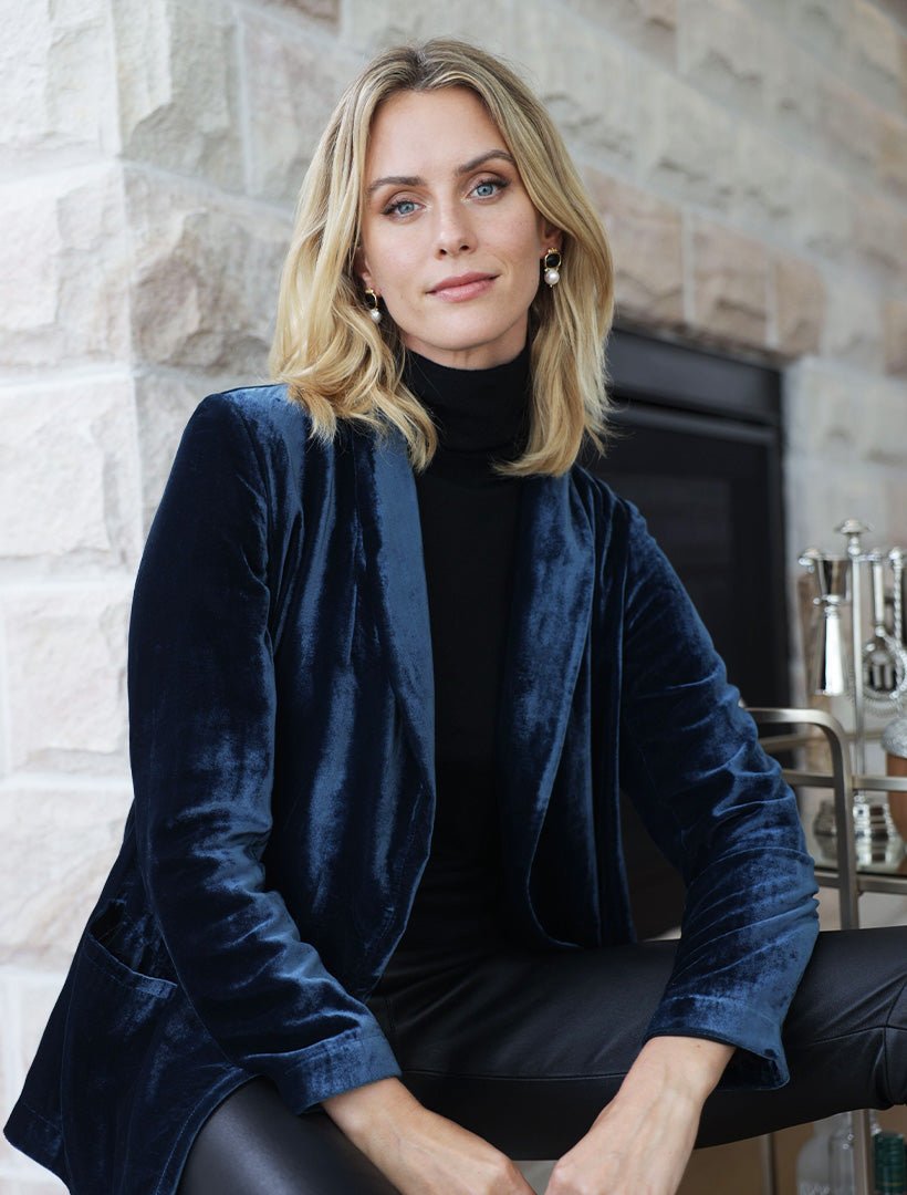 Womens Navy Velvet Blazer Velvet Tuxedo Womens Navy Tuxedo Jacket