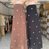DRESS POLKA DOT MAXI - BLACK & WHITE