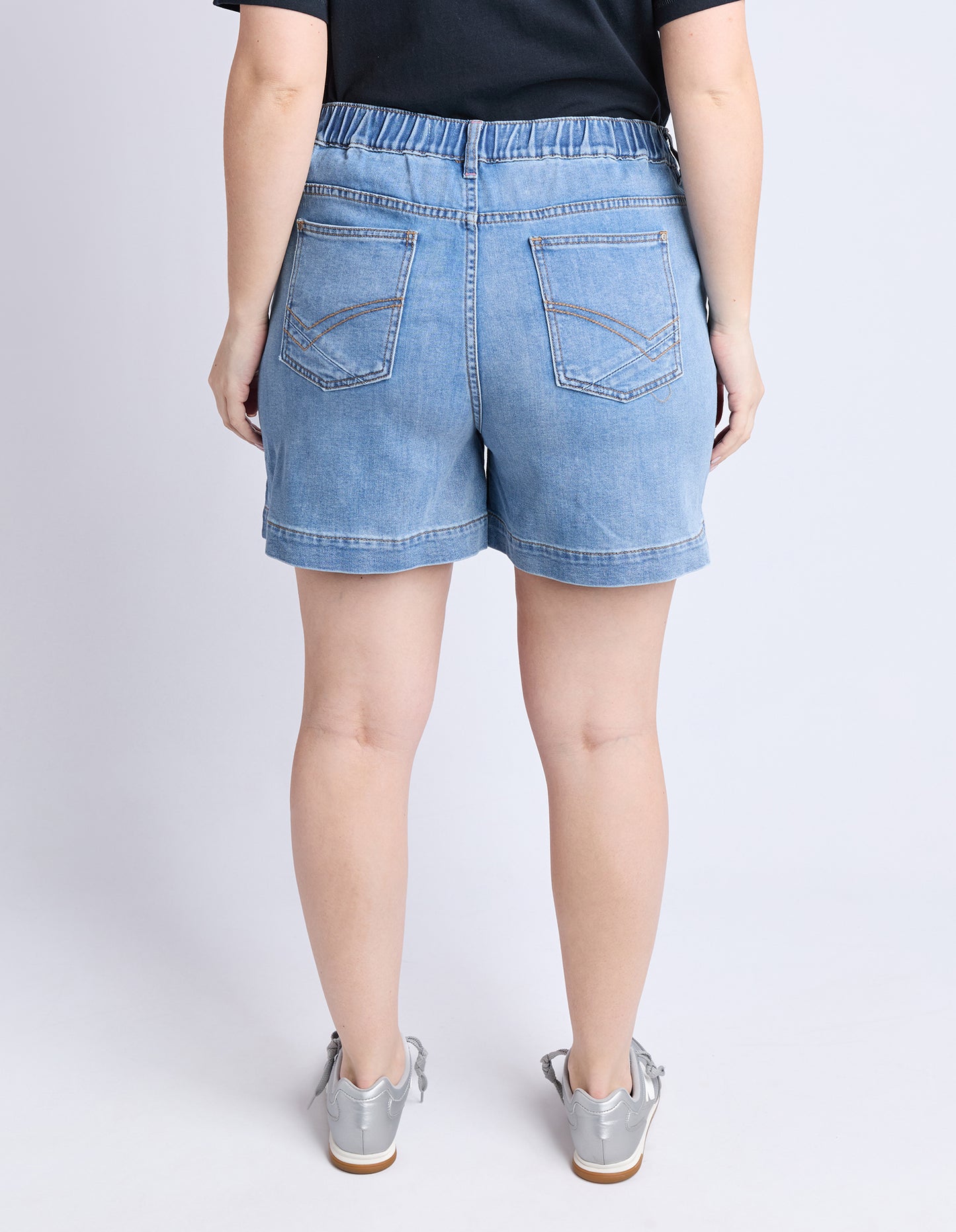 SHORT BIRDIE DENIM - LIGHT BLUE WASH