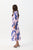 DRESS COTTON V NECK DRESS - STALLION PRINT