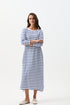 DRESS STRIPE SLUB LONG SLEEVE