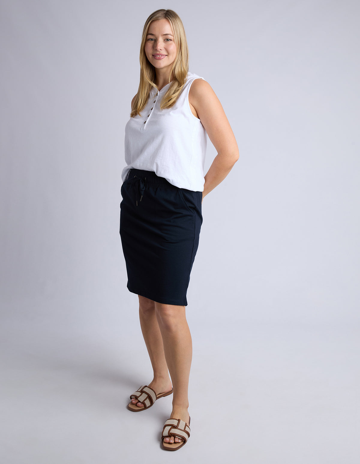 SKIRT COBY - NAVY
