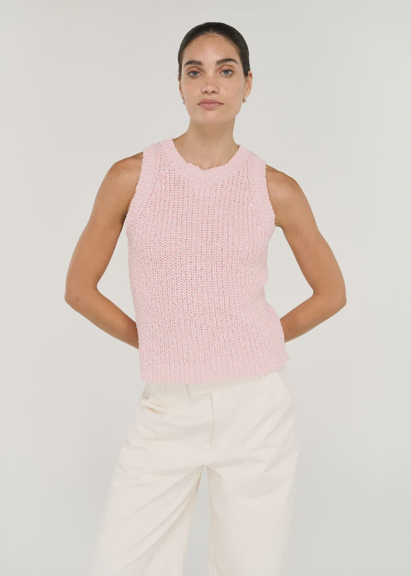 TANK COVE KNIT - ROSE PINK