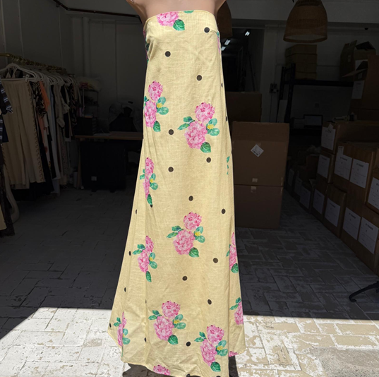 DRESS HYDRANGEA MAXI