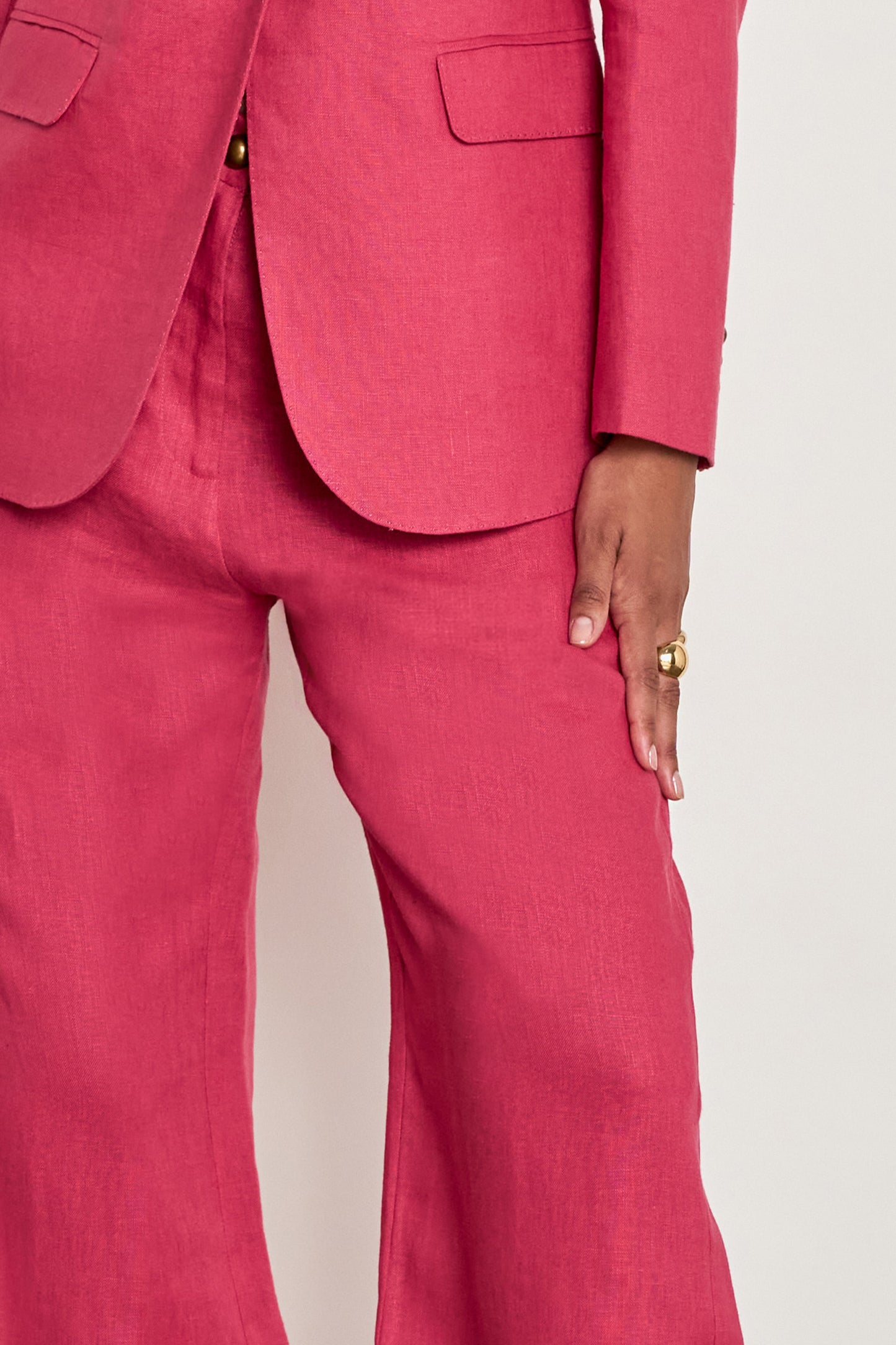 PANT EDIT - RHUBARB