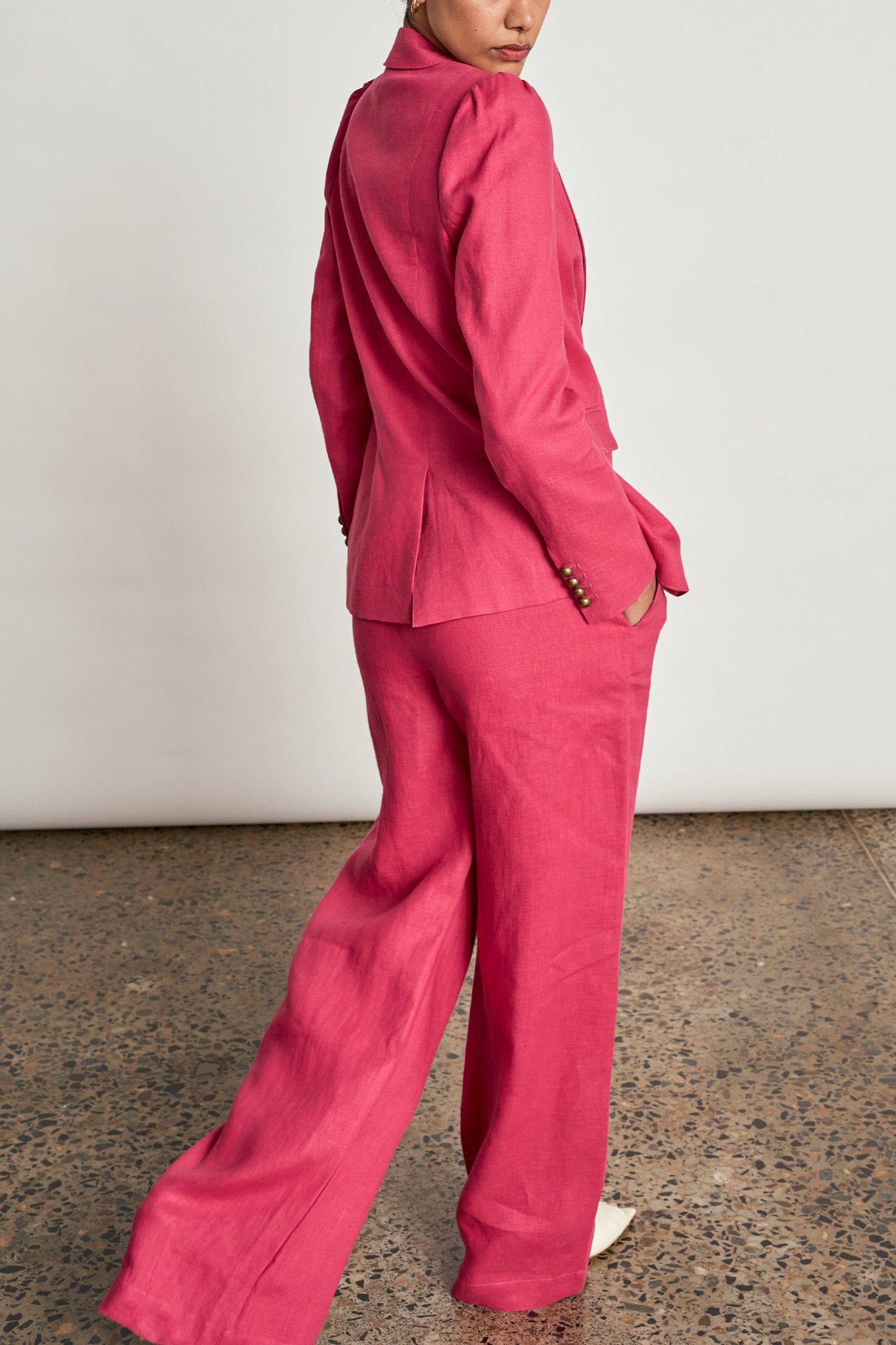 PANT EDIT - RHUBARB
