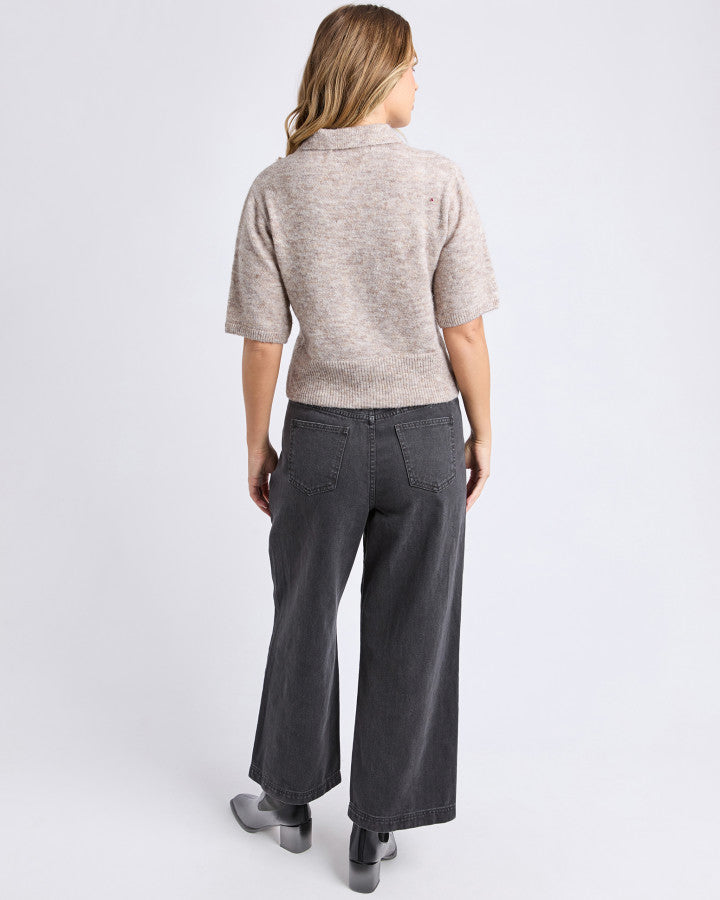 KNIT BUTTON FERNIE