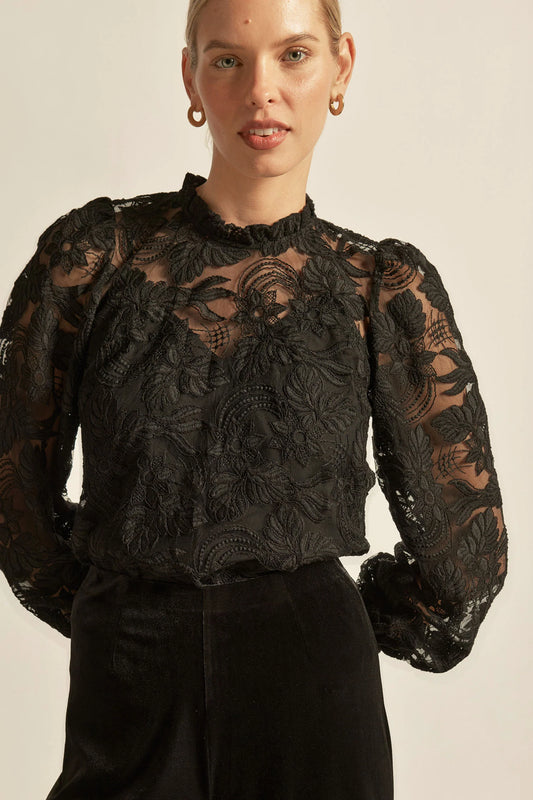 TOP GLINT - BLACK