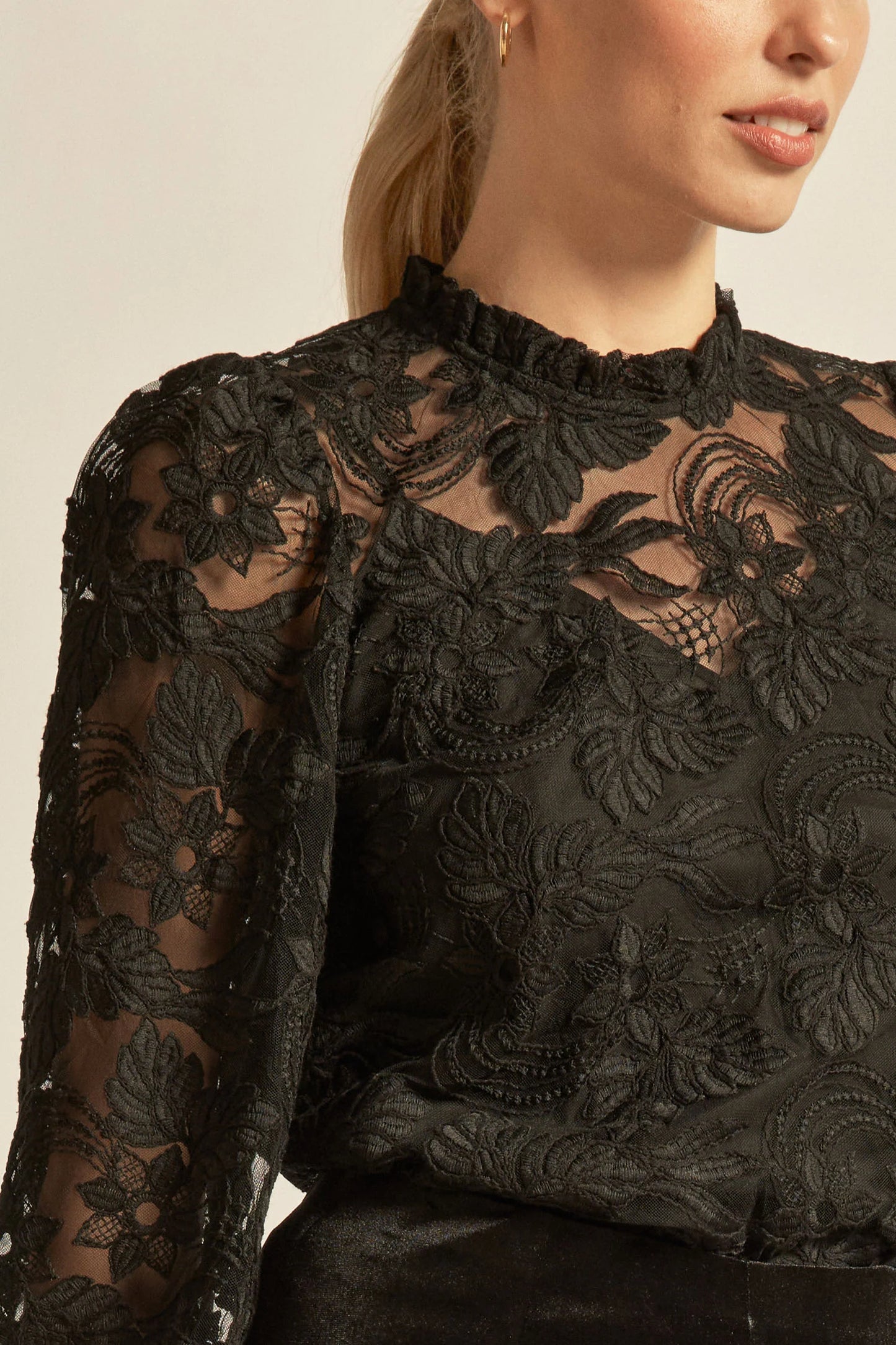 TOP GLINT - BLACK