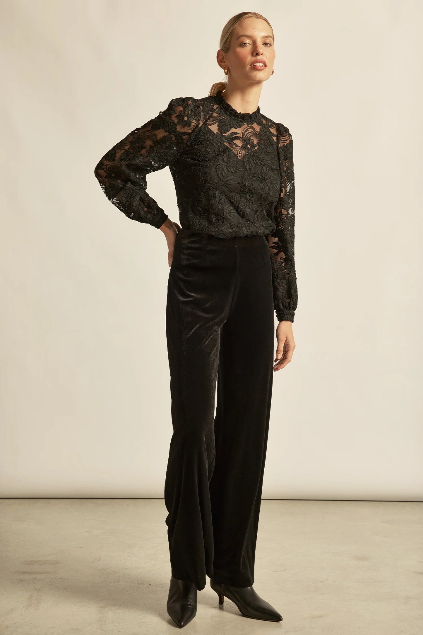 TOP GLINT - BLACK