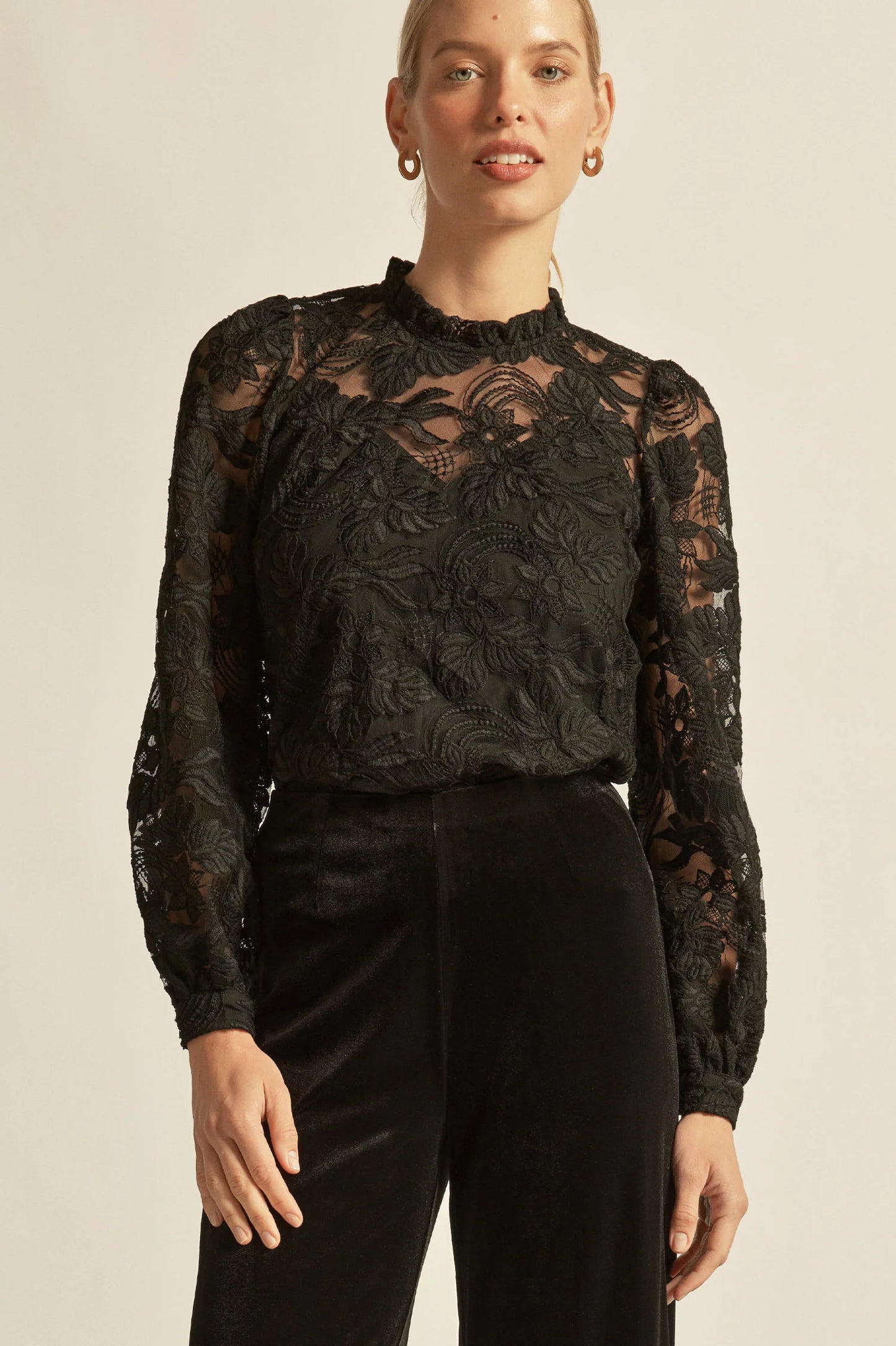 TOP GLINT - BLACK