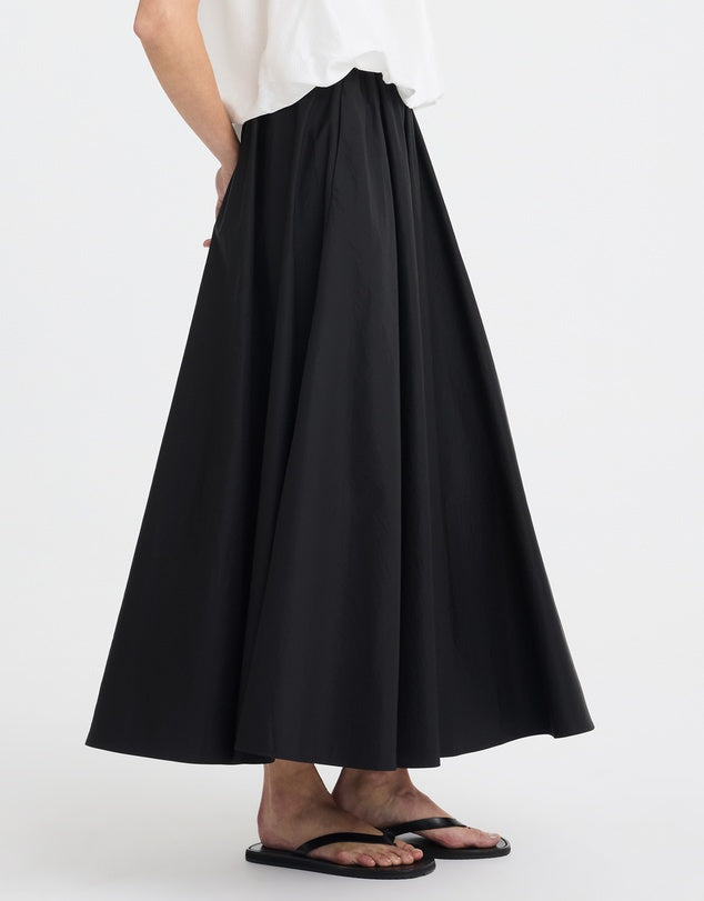 SKIRT COCO TAFFETA - BLACK