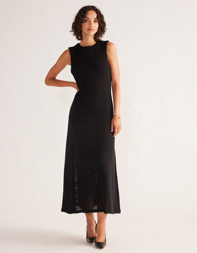 DRESS CELINE CROCHET MIDI