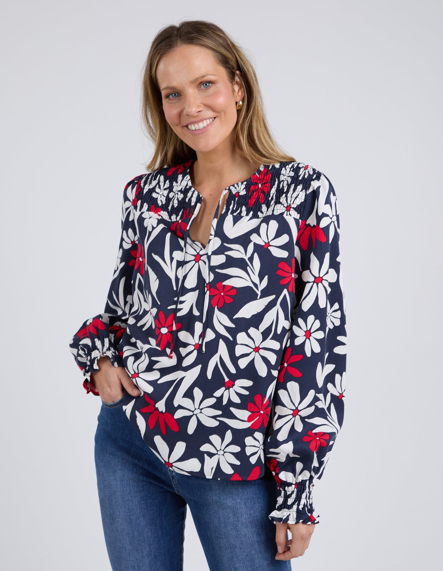 BLOUSE INDIE FLORAL