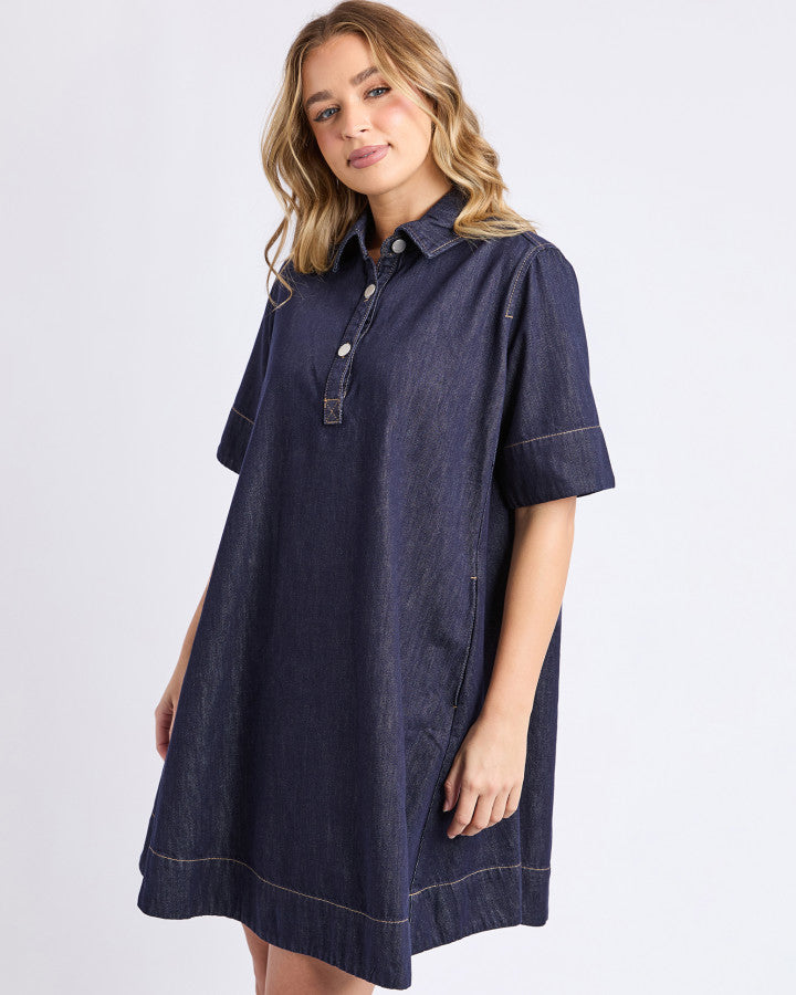 DRESS JULIAN - DARK BLUE