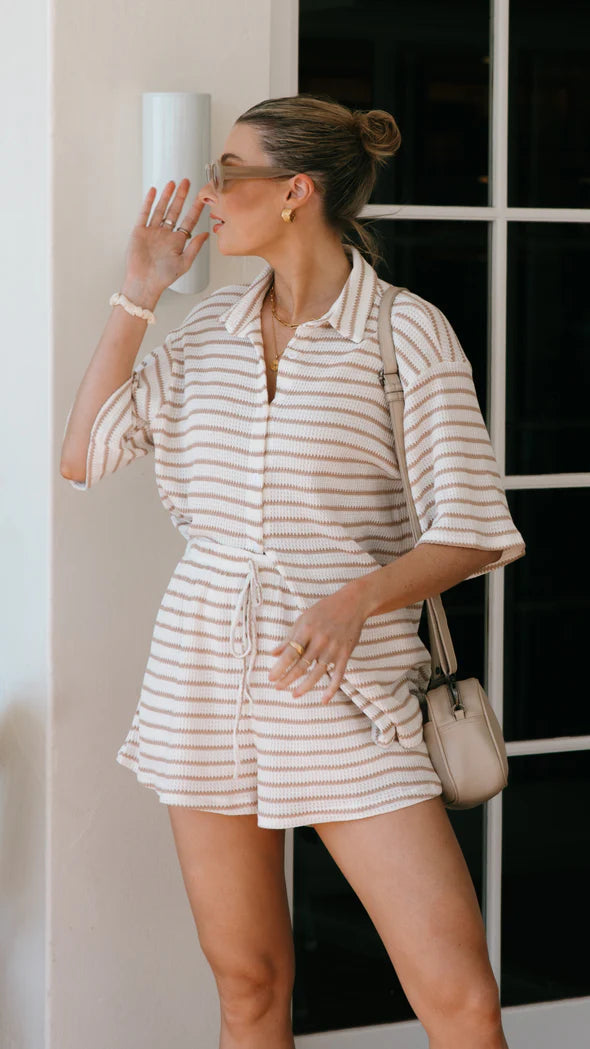 SET WAFFLE KNIT - LAST SIZE M!