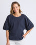 TOP MARIE - NAVY
