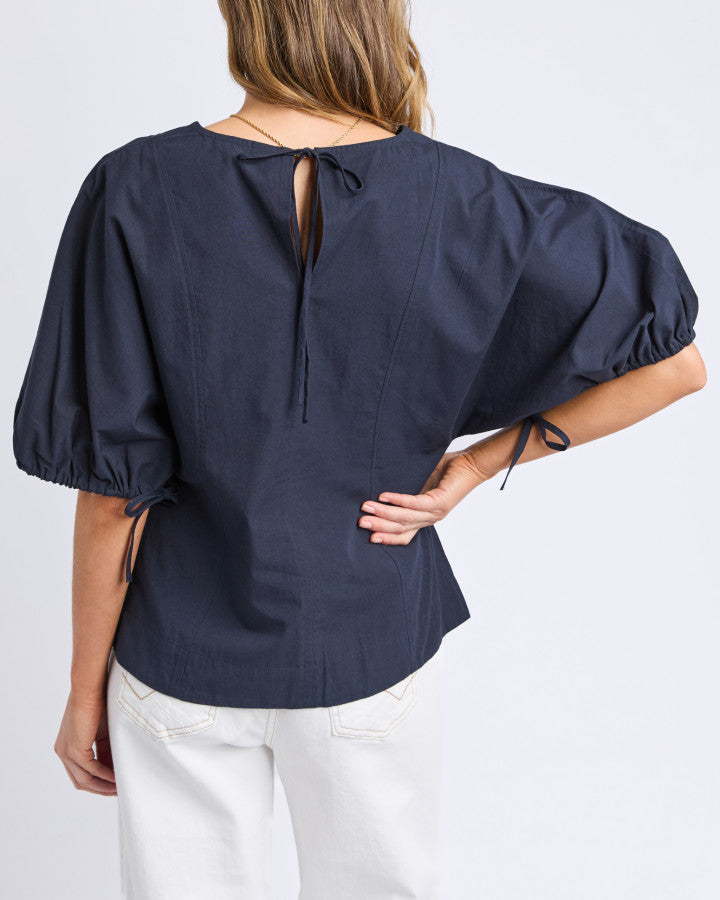 TOP MARIE - NAVY
