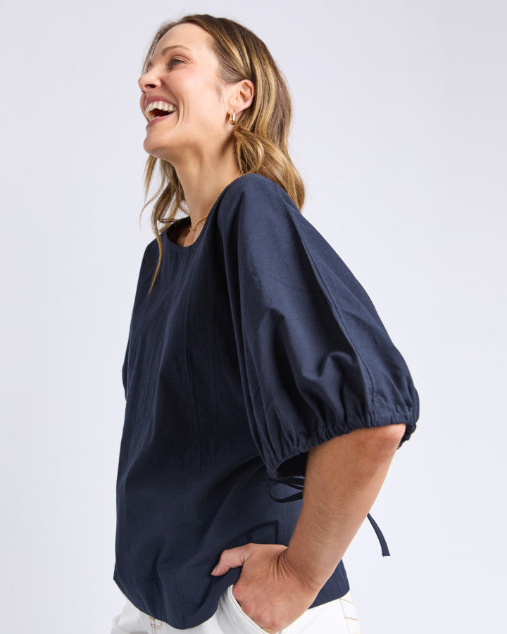 TOP MARIE - NAVY