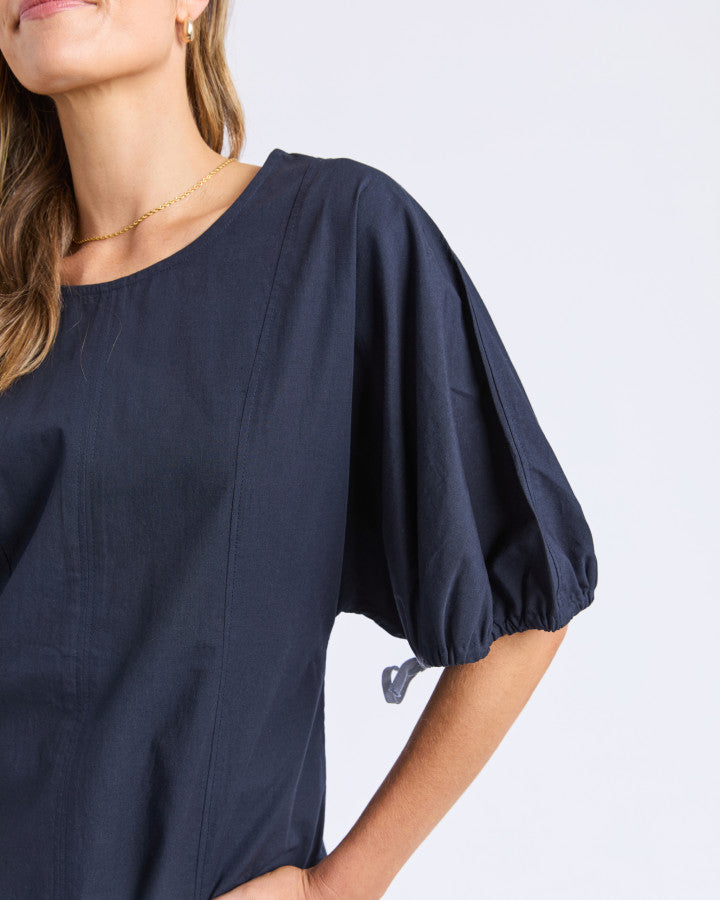 TOP MARIE - NAVY