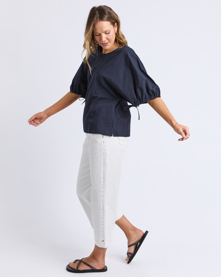 TOP MARIE - NAVY