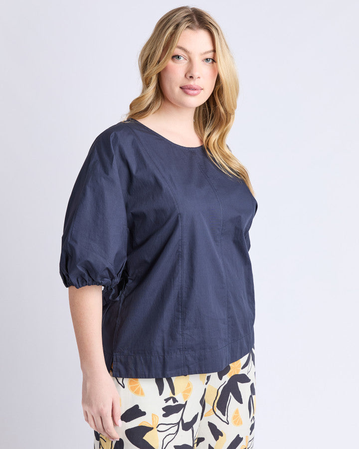 TOP MARIE - NAVY