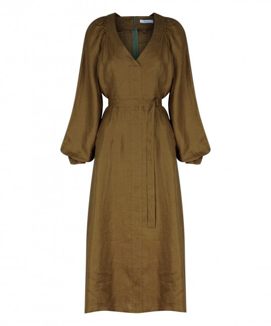 DRESS AVA LINEN MIDI