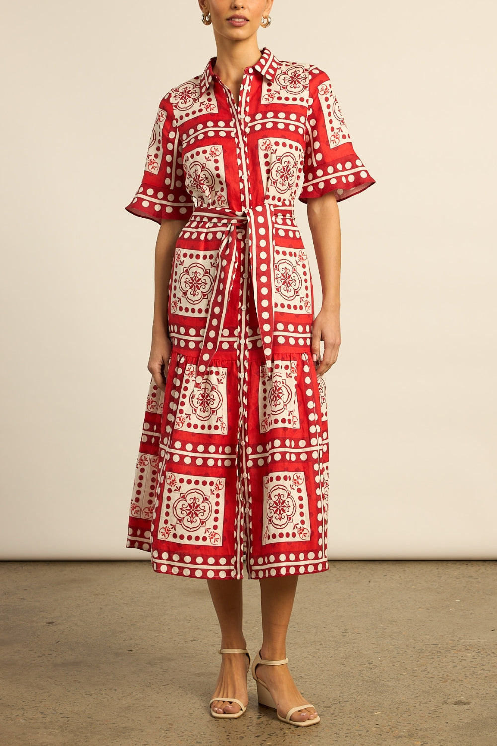 DRESS OASIS - POPPY SCARF